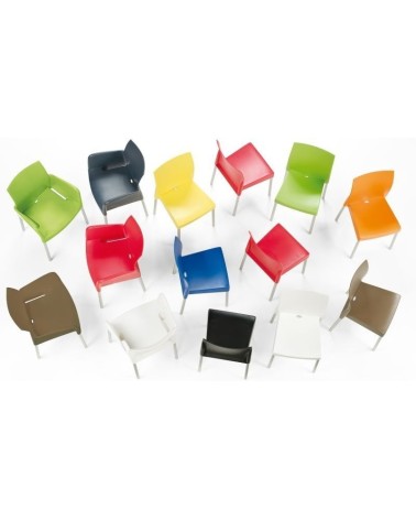 Krzesło metalowo-polipropylenowe sztaplowane Pedrali ICE-800 - P