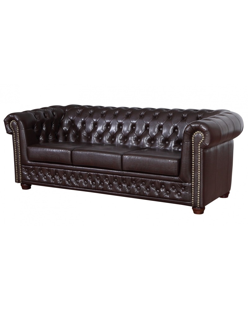 Sofa trzyosobowa ROY 3 z pikowaniem Chesterfield - RP