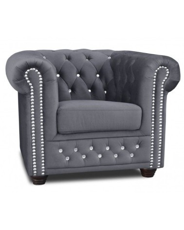 Fotel Chesterfield ROY BL - RP