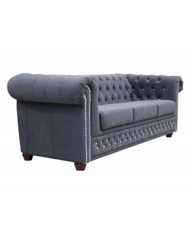 Sofa Chesterfield 3-osobowa ROY 3 BL - RP