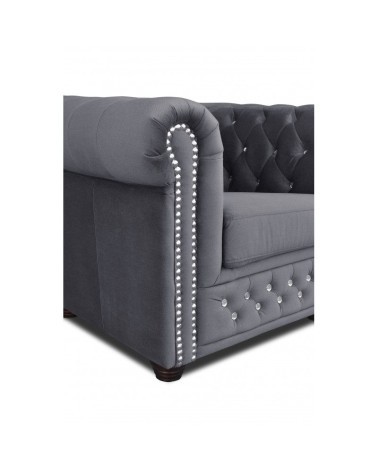 Sofa Chesterfield 3-osobowa ROY 3 BL - RP