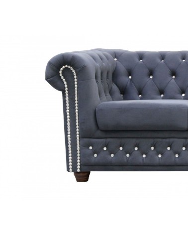 Sofa Chesterfield 3-osobowa ROY 3 BL - RP