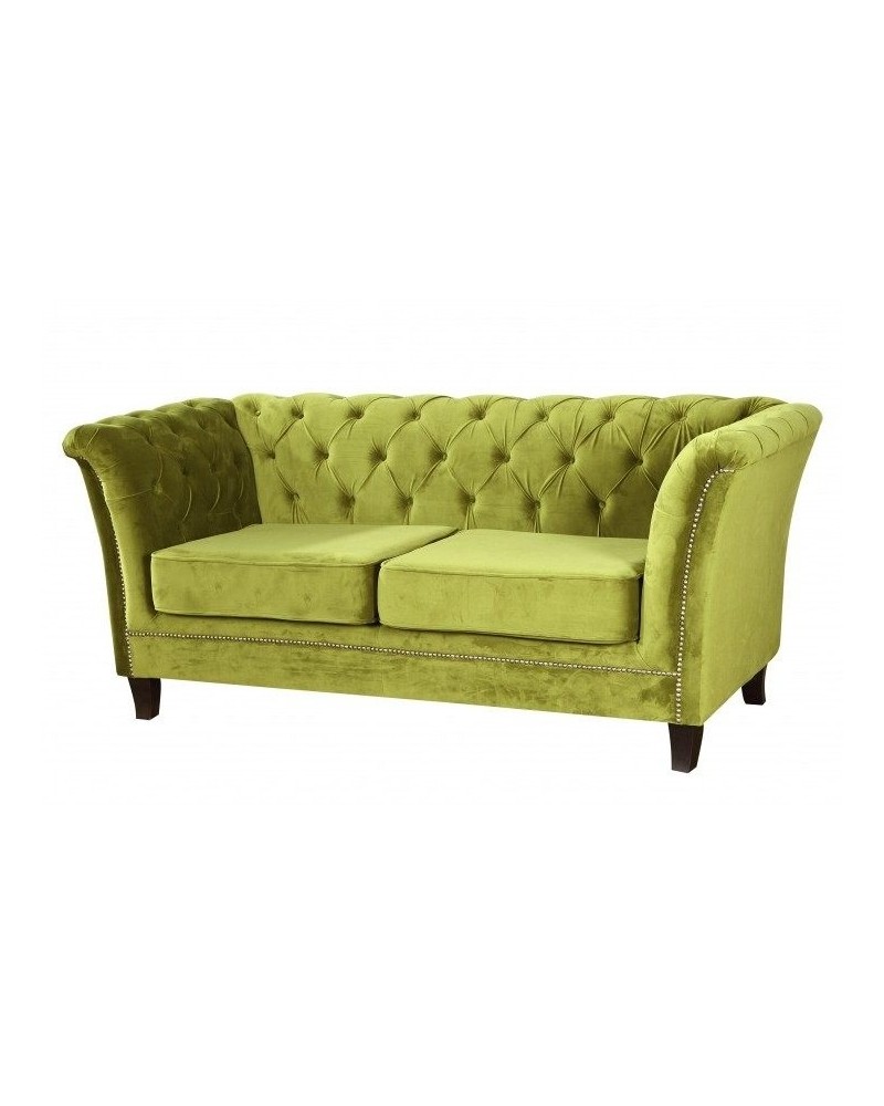 Sofa tapicerowana DEBBY 2 z drewnianymi nogami - RP