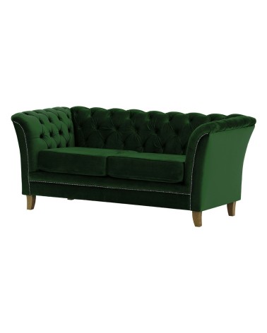 Sofa tapicerowana DEBBY 2 z drewnianymi nogami - RP