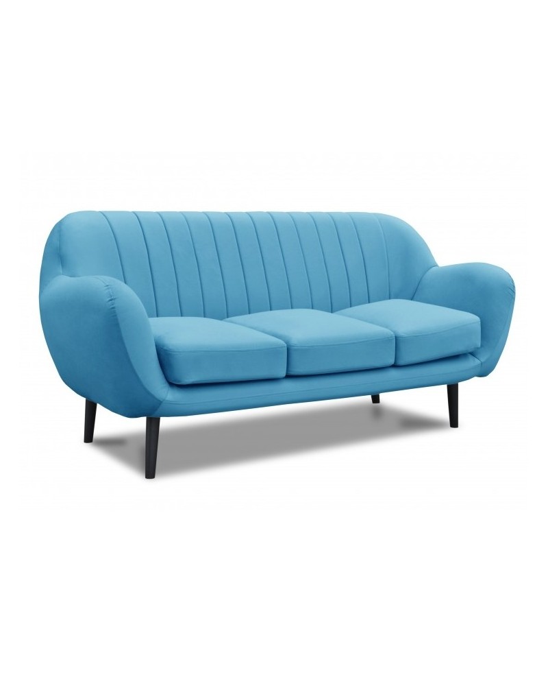 Sofa dwuosobowa TAG 3 z drewnianymi nogami - RP