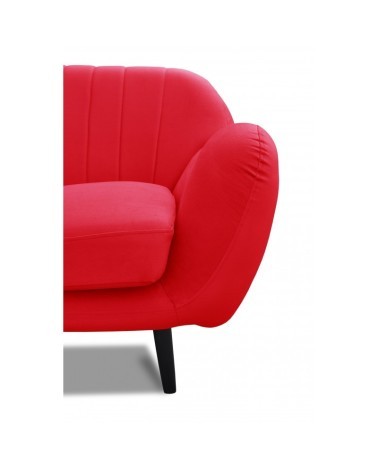 Sofa dwuosobowa TAG 3 z drewnianymi nogami - RP
