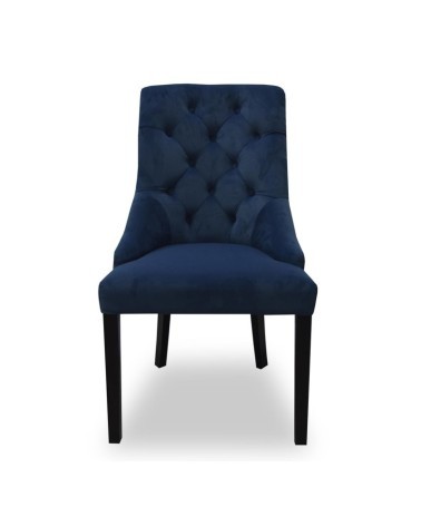 Krzesło drewniane tapicerowane MAZUREK CHESTERFIELD - ADS