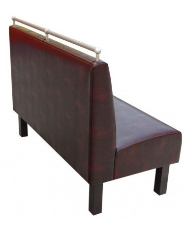 Sofa restauracyjna z drewnianymi nogami LUCY