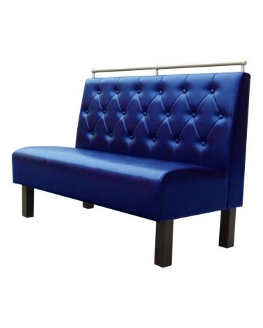 Sofa restauracyjna z drewnianymi nogami LUCY