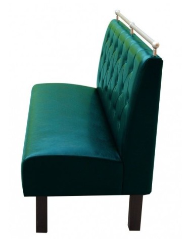 Sofa restauracyjna z drewnianymi nogami LUCY