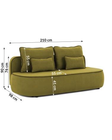 Sofa AGA z funkcją spania - RP