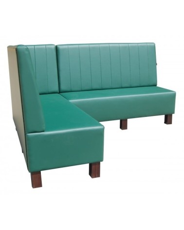 Sofa restauracyjna na wymiar LORD z drewnianymi nogami
