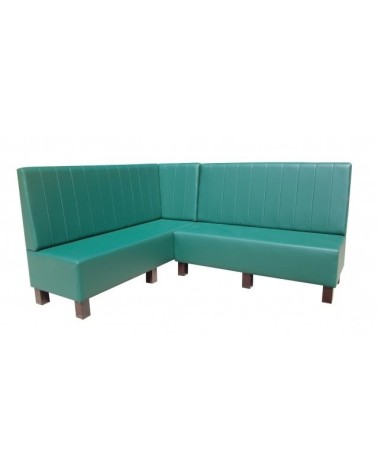 Sofa restauracyjna na wymiar LORD z drewnianymi nogami