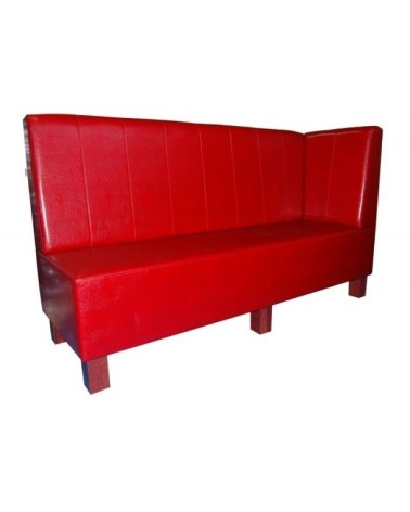 Sofa restauracyjna na wymiar LORD z drewnianymi nogami