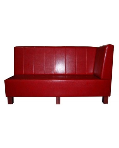 Sofa restauracyjna na wymiar LORD z drewnianymi nogami