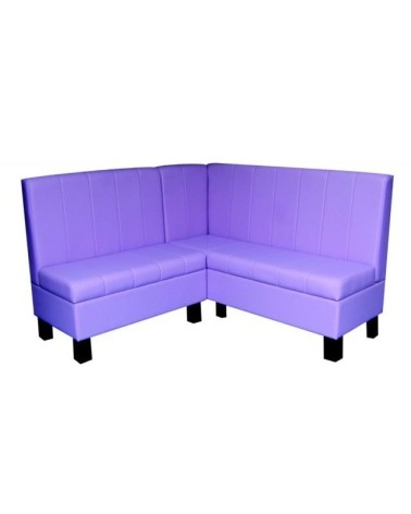 Sofa restauracyjna na wymiar LORD z drewnianymi nogami