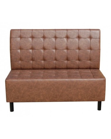 Sofa restauracyjna na wymiar LORD z drewnianymi nogami