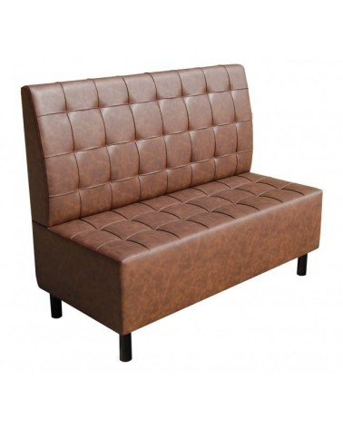Sofa restauracyjna na wymiar LORD z drewnianymi nogami