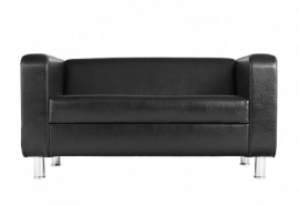 Nowoczesna sofa restauracyjna w kolorze czarnym  (2)