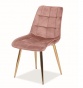Krzesło metalowe tapicerowane HIK - SI