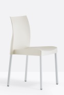 Krzesła o budowie z aluminium do stosowania w gastronomii 