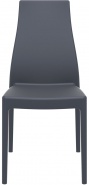 K-SES-MIRA Krzesło ciemnoszare