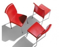 Krzesło sztaplowane na zewnątrz Scab Design JENNY - CBS