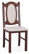 Krzesło z tapicerowanym siedziskiem i oparciem do lokalu