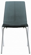 K-GS-LOLLI Krzesło (ciemny szary transparentny)