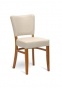 K-MJ-A-0010 krzesło drewniane w wersji tapicerowanej