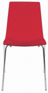 K-GS-CAMA Krzesło (czerwony transparentny)