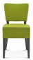 Krzesło z zieloną plamoodporną tapicerką
