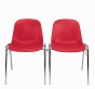Nowoczesne krzesła do biur lub sal konferencyjnych z elementem umożliwiającym ich łączenie 