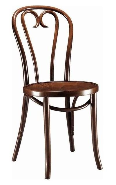 Krzesło kawiarniane z drewna giętego